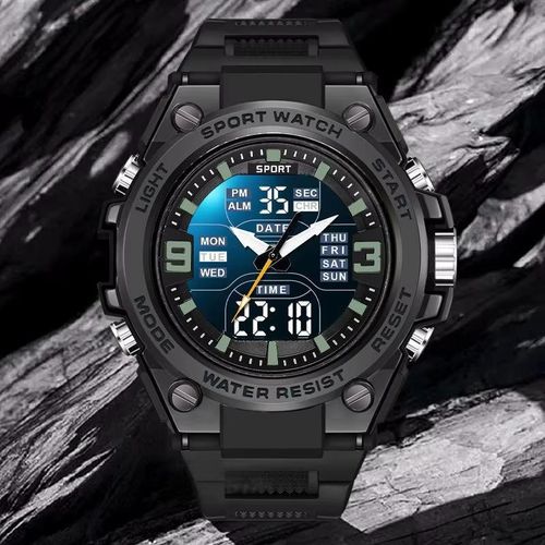 Rugged Waterproof Digital Sports Watch
